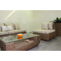 Classic Design Natural Water Hyacinth Sofa Set for Living Room Wicker Furniture